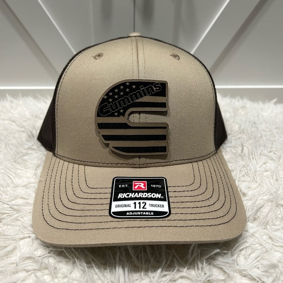 Cummins Laser Engraved Richardson 112 trucker hat. - Picture 3 of 8